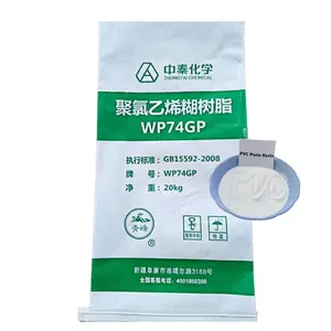 Produsen Cina Zhongtai Pvc pasta Resin plastik kelas industri Resun Pvc Resin Sg5 polivinil klorida