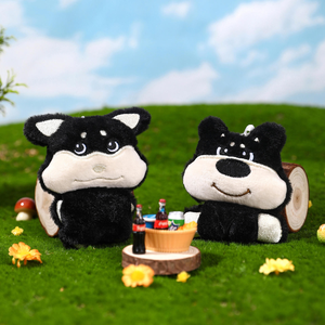 LLavero de cachorro de abeja de felpa suave, cordones personalizados, colgante de mochila escolar, venta al por mayor, monedero de muñeca, dijes, llavero de regalo pequeño, llaveros - Product Image 3