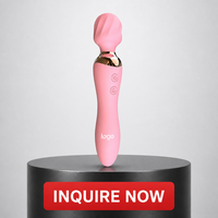 Masseur vibrant en silicone et chrome, 10 modes de vibration, stimulateur clitoridien et point G, jouets pour adultes pour femmes, CE RoHS