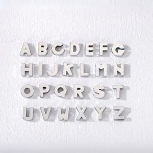 Metall Voll diamant Englisch Brief DIY Armband Schlüssel bund Haustier Halsband Zubehör Junk Phone Case Dekoration Charm Perlen Schmuck - Product Image 5