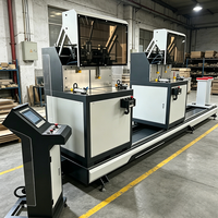 Scie à onglet multi-angle automatique de précision à double tête CNC intelligente avec écran tactile