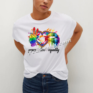 Camiseta inspiradora de hierro para hombres, camisa de vinilo con transferencia de amor por la paz y la igualdad, motivacional - Product Image 3