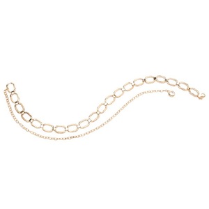 Moda göbek takı alaşım Metal zincir kemer kare dikdörtgen bayan vücut zincir bağlantı kemer altın bel kemeri kadınlar için elbise - Product Image 5