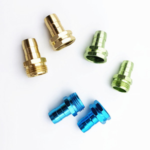 <b>Hose</b> Repair Connectors 5/8'' Threaded Aluminium For Bulk <b>Hose</b> Durable <b>Garden</b> Water Connector - Product Image 1