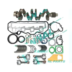 For Yanmar 4TNV98-YTBL STD Engine Crankshaft+Rods+Full Gasket+Bearings+Washer