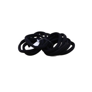 Coleteros de Tela Negros, Paquete de 10 Piezas, Elásticos para Uso Diario - Product Image 4