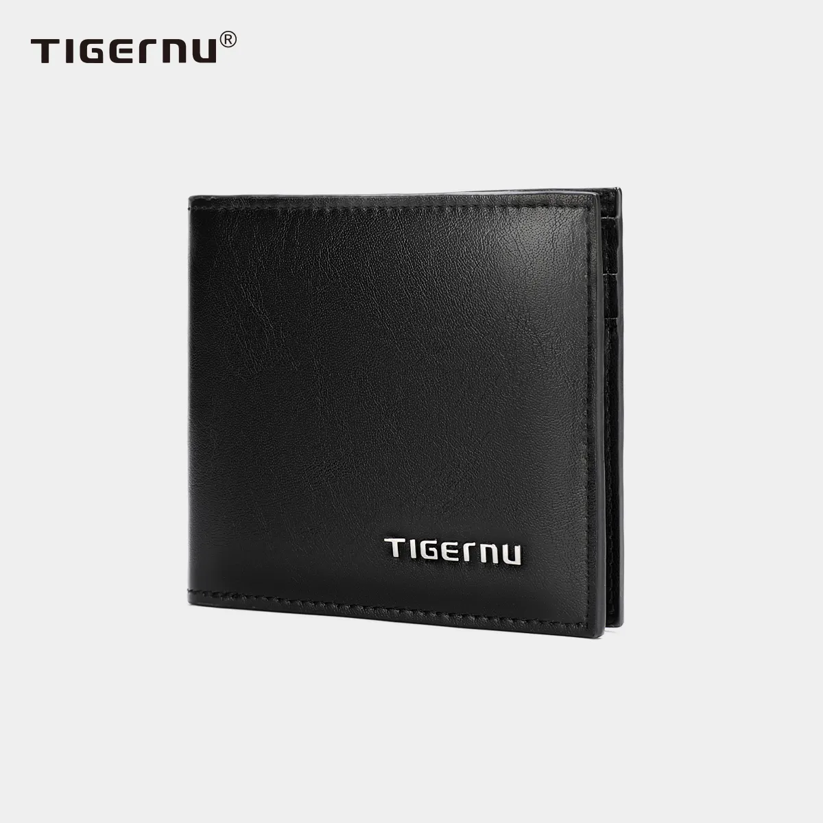 Tigernu T-S8006 حامل جواز rfid حجب id بطاقة حالة بطاقة أصحاب المحافظ ضئيلة محفظة للرجال