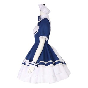 Mujer VTuber Hololiv Virtual YouTuber <span class=keywords><strong>Minato</strong></span> Aqua Cosplay Blue Maid Dress Costume IDOL-003 - Product Image 2