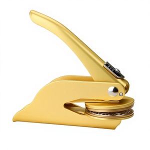 Tampon à embosser personnalisé en métal pour poignée, tampon à embosser pour autocollants de mariage et enveloppes, tampon à embosser personnel - Product Image 1