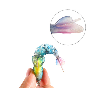 Wobblers isca de pesca marítima, para pesca no mar, artificial, plástico macio, <span class=keywords><strong>multi</strong></span> articulações, isca de chumbo 100mm 21g