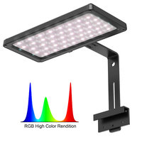 モバイルアプリ制御プログラム可能な植栽淡水WRGBAcquarioFull Spectrum Fish Tank LED Aquarium Light