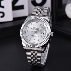 Reloj de Cuarzo de Acero Inoxidable Estilo Árabe de Oriente Medio Seko Family, 40 mm, 10 mm, Resistente al Agua 50 m - Product Image 1