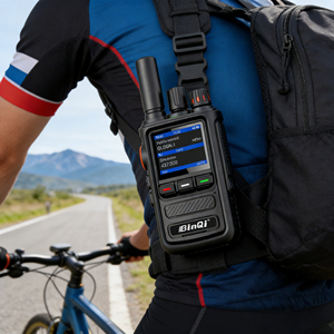 Binqi BQ-280EN 4G POC Talkie-walkie analogique double mode longue portée avec carte SIM UHF/VHF Intercom avec batterie 2500-3000mAh IP32 - Product Image 4