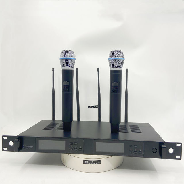 OEM High End QLX24D 2CH Handheld Wireless Microphone
