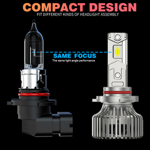 T7 160W 16000LM 3570ชิพสามท่อทองแดง9012 9005 9006 H7 H4 H11โลโก้เลเซอร์ที่แข็งแกร่งไดรเวอร์สำหรับรถยนต์ - Product Image 3