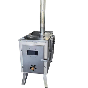 Stainless Steel Portable <b>Mini</b> Wood Stove with Oven Camping Stove Portable Tent Stove - Product Image 2