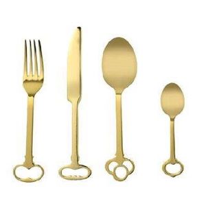 Vente en gros de couverts en métal doré écologique en acier inoxydable Fourchettes design Dîner Maison Hôtel Restaurant Cuisine Inde HHO - Product Image 1