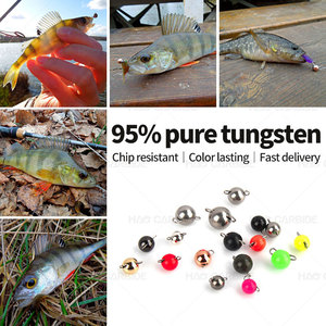 0.3g 0.5g 0.7g Tungstène Cheburashka Cheb Poids de pêche sans plomb - Product Image 6