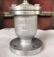 Válvula de Ventilación de Aire de Una Sola Orificios con Brida de Hierro Dúctil P41X, Válvula de Liberación Automática de Aire DN25-DN200 PN16 para Tuberías de Suministro de Agua