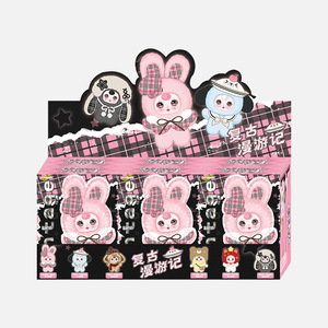 Llavero de peluche Yumi Retro Travelogue, caja sorpresa, colgante de muñeco de dibujos animados suave y lindo, adorno para jóvenes unisex - Product Image 5