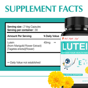 Cápsulas Duras de Luteína - Suplemento Herbal Orgánico, Fuente Natural de Caléndula, Luteína y Zeaxantina para la Salud Ocular, Certificado GMP - Product Image 6