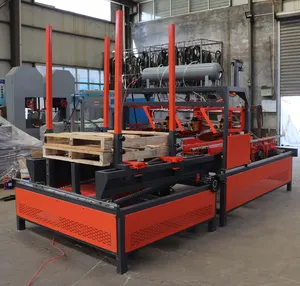 Hot Selling Automatic Wood Pallet Making Machine Europa Stringer Pallet Nailing Machine para Farms a preço competitivo