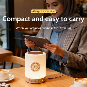 Wall <b>Plug</b>-in Quran Speaker with <b>Remote</b> Control, LED Night Light, Zikir & Ruqyah Player, Islamic Home Decoration - Product Image 6