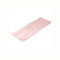 Boîte cadeau magnétique pliable rose, motif artistique de dame avec fleurs, ruban en satin noir, emballage rigide