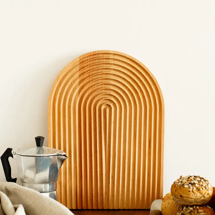 Placa de corte de madeira de carvalho, logotipo personalizado eco amigável placa de corte feito na china