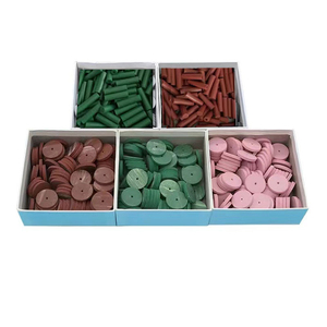 6 Stück/Box Gummi-Selbstglanz-Polierscheiben mit 2,35mm Schaft, Montierte Verbundharz-Spiralflexbürste, <span class=keywords><strong>Mini</strong></span>-Schleifwerkzeuge - Product Image 6