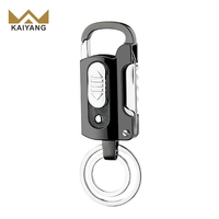 Briquet USB KY, porte-clés, ouvre-bouteille, couteau, lampe torche, briquet électrique en métal coupe-vent, accessoires pour fumeurs