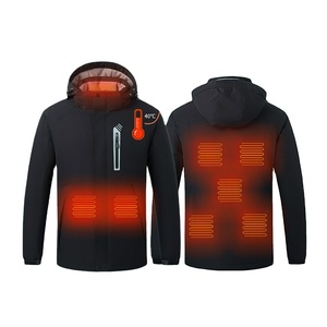 Abrigo calefactor de invierno Chaqueta de 8 zonas calefactables para <span class=keywords><strong>hombre</strong></span> con batería USB Chaqueta calefactable con Banco de energía - Product Image 1