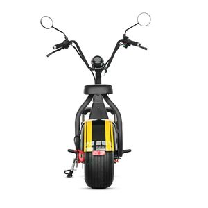 Scooter électrique Citycoco M1 <span class=keywords><strong>E</strong></span> importé de Chine, <span class=keywords><strong>2</strong></span> roues de 8 pouces, pneus larges, 12Ah 1500W, freins à disque hydrauliques, suspension avant - Product Image 2