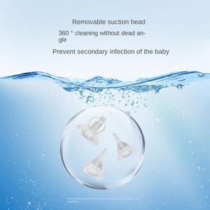 Aspirador <span class=keywords><strong>nasal</strong></span> elétrico portátil de silicone para bebês, para limpeza de secreções e muco, suporta ODM e OEM. - Product Image 6