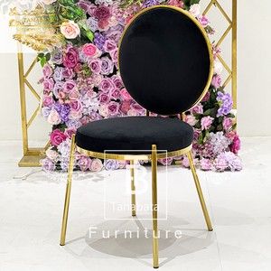 Silla de Comedor Moderna de Acero Inoxidable Dorado, Muebles de Comedor de <span class=keywords><strong>Metal</strong></span> de Lujo - Product Image 4