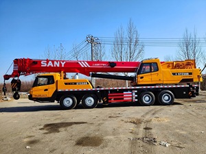 Low Hour Used Sany 50 ton Truck Mounted <b>Crane</b>, Full Hydraulic Mobile <b>Crane</b> With Stable Operation - Product Image 4