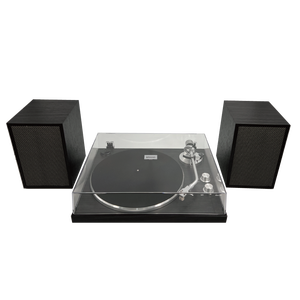 Tourne-disque vinyle HiFi classique avec haut-parleurs externes pour l'audio domestique - Product Image 2