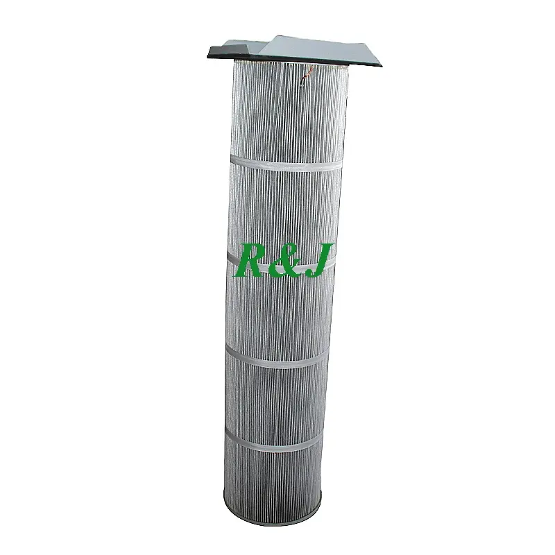 Dust collector square PE cartridge filter