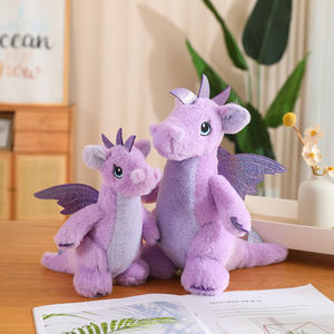 Jouet en peluche mignon de <span class=keywords><strong>petit</strong></span> dragon volant avec rembourrage en coton PP, poupée <span class=keywords><strong>T</strong></span>-<span class=keywords><strong>Rex</strong></span> pour les cadeaux d'anniversaire des enfants - Product Image 5
