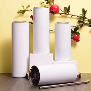 كوب قهوة كلاسيكي معزول حراريًا من الفولاذ المقاوم للصدأ بجدار مزدوج، قابل للتخصيص بالطباعة، أبيض اللون، مثالي كهدية - Product Image 6