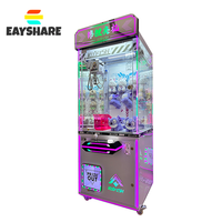 Machine de grappin de poupée en peluche de Game Center à prix bon marché Machine de grue à griffes d'approvisionnement direct d'usine avec accepteur de pièces
