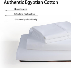 1200 chủ đề đếm Ai Cập bông tấm Nữ Hoàng kích thước thiết lập 100% bông tấm ga trải giường khách sạn sang trọng làm mát Tấm Bộ - Product Image 5