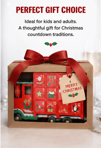 Custom Red <b>Christmas</b> Truck Shaped Advent Calendar <b>Box</b> with Drawers Rigid Cardboard Mystery Blind <b>Box</b> for Gift Wholesale - Product Image 6
