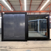 Bâtiments de bureau modernes en conteneurs préfabriqués, portables, de luxe, étanches, pliables et extensibles de 20/30/40 pieds