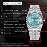 Montre mécanique automatique Pagani Design PD-YS027 YS027 de luxe pour homme, mouvement japonais Miyota 8215, montre-bracelet pour homme, Reloj Para Hombre, Montre