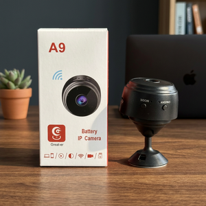 Cámara Inalámbrica A9 1080P HD con Batería, Cámara IP WiFi, Mini Cámara de Seguridad, Audio Bidireccional, Detección de Movimiento, Visión Nocturna - Product Image 3