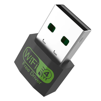 Receptor Inalámbrico USB de 150Mbps, Tecnología Inalámbrica, Receptor WLAN Externo, Adecuado para Adaptador Receptor de 2.4GHz para Computadora Portátil