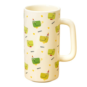 <b>Ceramic</b> Mug With Handle Large Capacity Dinosaur Pattern Gift For General Use - Product Image 5