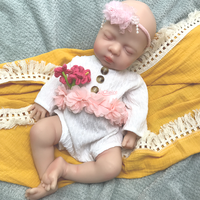 Poupées Reborn en Silicone de 18 Pouces Sleepy, Texture Vive, Peau Douce, Jouets Chica, Texture Réaliste, Anatomie Correcte