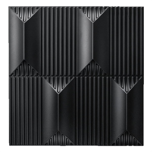 Panneau décoratif 3D stéréoscopique pour mur de fond de télévision, idéal pour les entreprises et les hôtels, design de réception, autocollant décoratif - Product Image 1